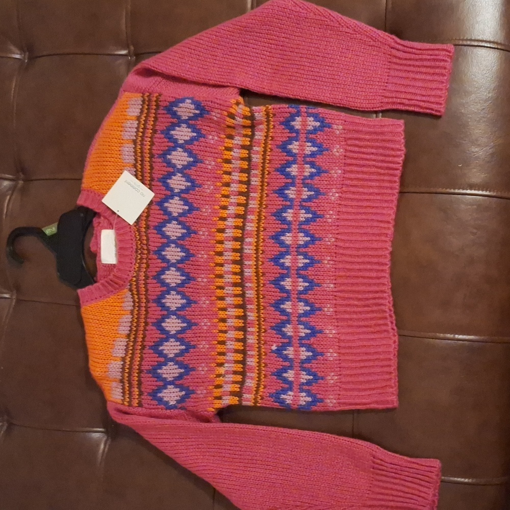 girl's sweater, size 14, multicolor